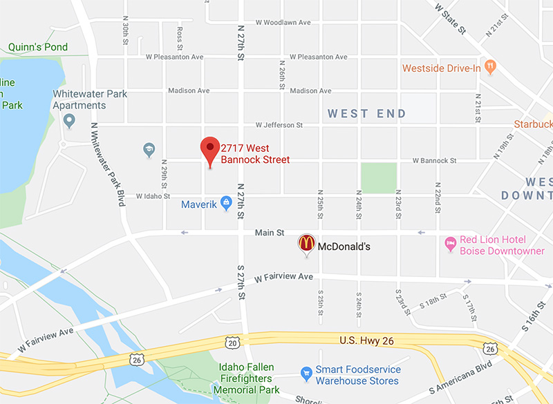 POM_Map_Boise 2717 W Bannock Street, Suite 200, Boise